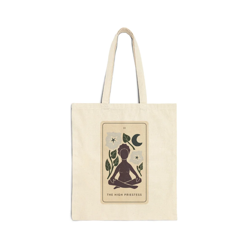 The High Priestess Cotton Canvas Tote